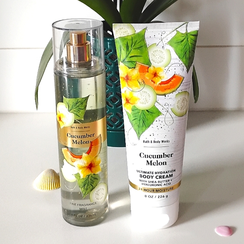 Bath & Body Works Cucumber Melon Set, NWT